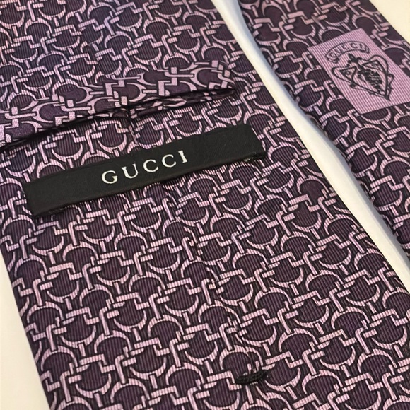 Gucci Silk Purple Print - Picture 1 of 9